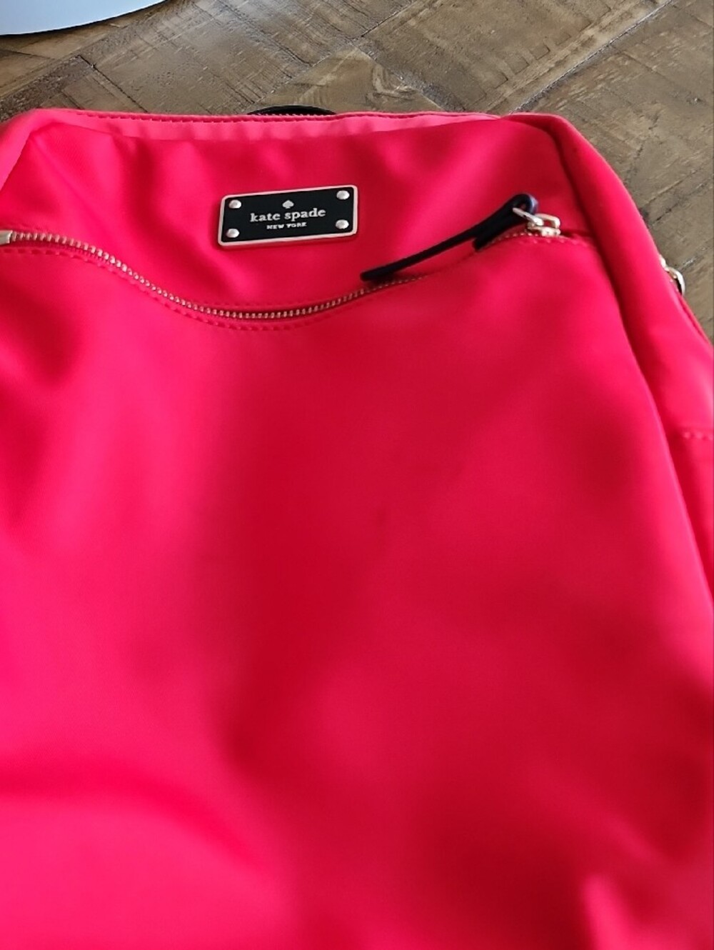 Kate Spade Red Nylon Backpack - Picture 9 of 12